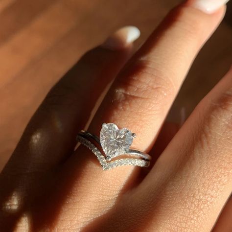 Faster shipping. Better service Heart Shaped Wedding Rings, Heart Shaped Ring, Heart Wedding Rings, Heart Engagement, Heart Promise Rings, Heart Engagement Rings, Diamond Heart Ring, Morganite Diamond, Heart Shaped Rings