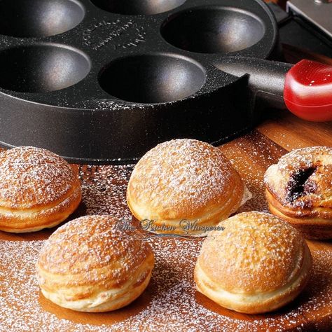 Aebleskiver Pan Recipes, Aebleskiver Recipe, Ebelskiver Recipe, Mini Chocolate Cake, Fruit Pie Filling, Blueberry Pie Filling, Scandinavian Food, Dutch Recipes, Food Breakfast