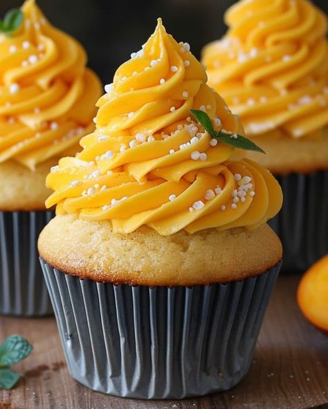 Mango Cupcakes, Mango, Baking