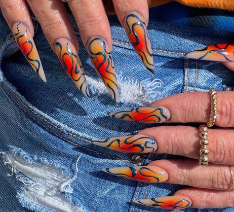 Charizard Nails, Hot Cheetos Nails, Charizard Skeleton, Nails Art, Beauty Nails, Nail Art, Nails, Beauty, Art