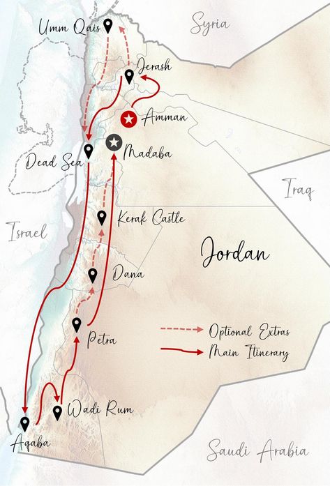 Jordan Travel Itinerary, Jordan Vacation, Jordan Trip, Jordan Itinerary, Repainted Furniture, Vacay Spots, Itinerary Design, City Of Petra, Going Off The Grid