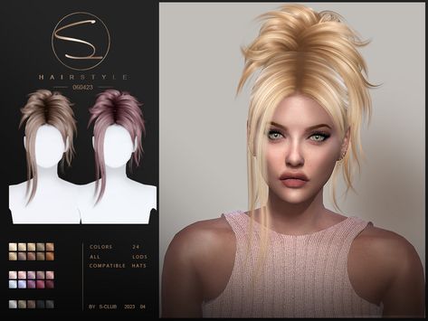 Sims 4 Cc S Club Hair, Sims 4 Claw Clip Hair, Sims 4 Messy Hair Cc, Sims 4 Cc Updo Hair, Sims 4 Messy Hair, Sims Resource Hair, Sims 4 Cc Hair Updo, Sims 4 Updo Hair Cc, Sims 4 Mods Hair