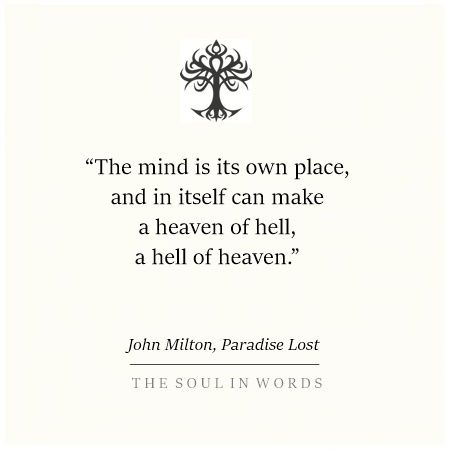 Paradise Lost #mind #heaven #hell #book-quote Third Eye Quotes, Paradise Lost Book, John Milton Paradise Lost, Milton Paradise Lost, Hell Quotes, Old Poetry, Literary Posters, Eye Quotes, John Milton