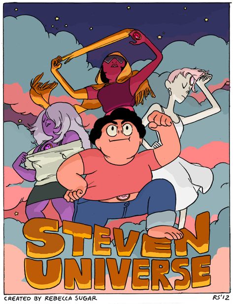 The Steven Universe pilot is online! Here is a very old promo poster I did before the pilot was even complete! I can not believe how much th... Steven Universe Pilot, Steven Universe Poster, Rebecca Sugar, Pilots Art, Promo Poster, Pilot Episode, Steven Universe Fanart, The Pilot, Space Rock