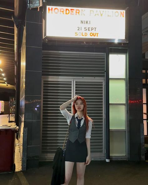 Korean high school girl outfit Niki Concert, September 22, Concert, On Instagram, Instagram