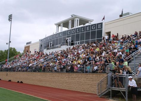 Kirby Stadium at Washington College - Chestertown, MD. Washington College Chestertown, Washington College, Theatre Arts, Unique Venues, Concert Hall, Performing Arts, College Life, College Football, First Class