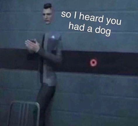 Detroit Become Human Game, Detroit: Become Human, Detroit Become Human Connor, Becoming Human, Detroit Being Human, I Like Dogs, Detroit Become Human, Relationship Memes, Life Humor