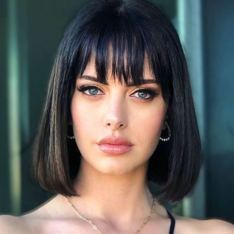 Bangs Haircut Ideas, Shoulder Length Hair Blonde, Light Brown Hair Balayage, Brown Hair Bangs, Straight Hair With Bangs, Haircut Ideas Trendy, Trendy Bangs, Bangs Cut, Bangs Haircut