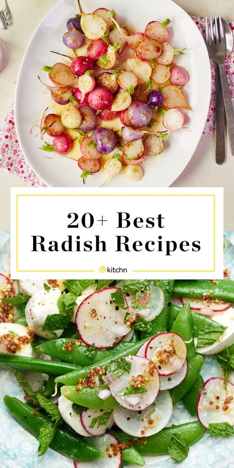 Watermelon Radish Recipe, Watermelon Radish, Radish Recipes, Roasted Radishes, Radish Salad, Hearty Salads, Watermelon Recipes, Spring Vegetables, Radishes