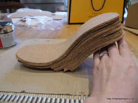 Making Shoes (With Mixed Success) | Charity Shop Chic How To Make Shoes Handmade, Homemade Shoes, Baby Cut, Make Your Own Shoes, Shoe Cupboard, Shoe Makeover, Making Shoes, Shoe Making, Ugly Shoes