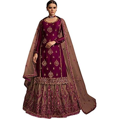 Suit For Women Wedding, Pakistani Lengha, Sharara Style, Kameez Lehenga, Fancy Dupatta, Suits Pakistani, Straight Suit, Lehenga Suit, Designer Anarkali