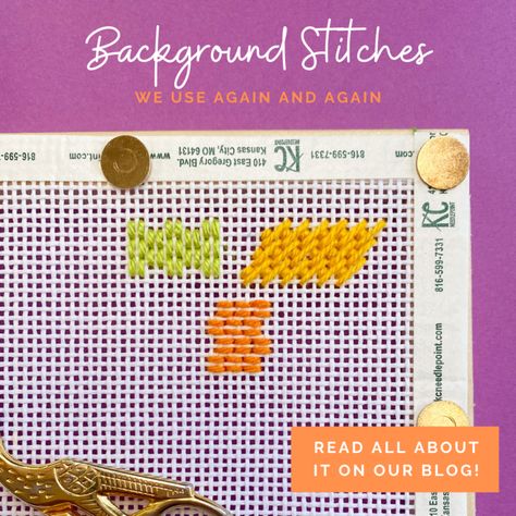 Background stitches we use again and again Bargello Patterns, Bargello Needlepoint, Cross Stitch House, Plastic Canvas Stitches, Needlepoint Stitch, Needlework Crafts, Basic Embroidery Stitches, Needlepoint Stitches, Needlepoint Designs