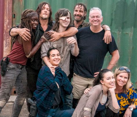 Tha Walking Dead, Twd Family, The Walking Dead Cast, Carl The Walking Dead, The Walkind Dead, Christian Serratos, Judith Grimes, Danai Gurira, Walking Dead Funny