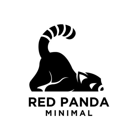 Red Panda Tattoo, Tiger Logo Design, Tiger Symbol, Zoo Logo, Zoo Project, Panda Tattoo, Trademark Design, Pet Logo, Logo Animal