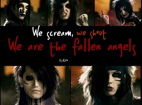 Image detail for -Black veil brides - Fallen angels | Publish with Glogster! Angel Song, We Are The Fallen, Jake Pitts, Ashley Purdy, Dark Wings, Andy Black, Fallen Angels, Andy Biersack, Band Stuff