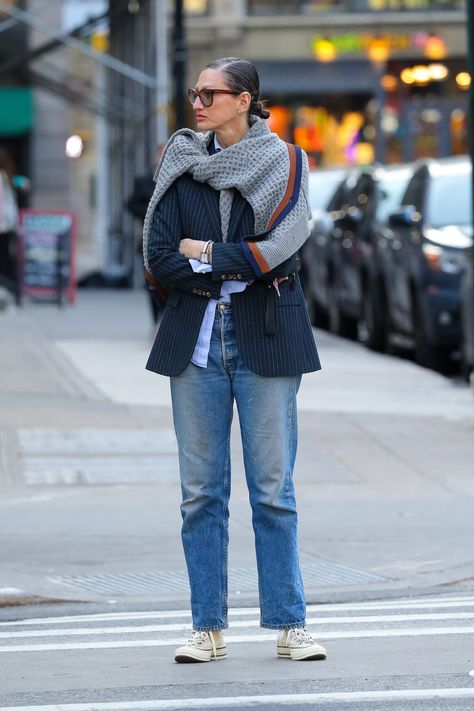 Jenna Lyons Style, Jenna Lyons, Modus Operandi, Androgynous Fashion, Cooler Look, Carrie Bradshaw, Jena, 가을 패션, Looks Style