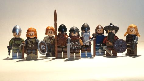 Lego Viking, Lego Room Decor, Lego Figurine, Lego Decorations, Lego Knights, Witcher Art, Lego Custom Minifigures, Amazing Lego Creations, Lego Minifigs