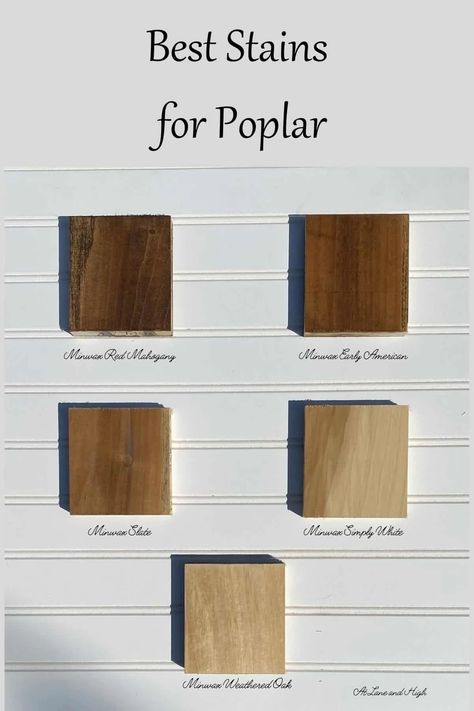 Wood Stain On Poplar, Best Stains For Poplar Wood, Poplar Cabinets Stained, Poplar Stained Wood, Wood Stain Trends 2023, Weathered Oak Stain On Poplar, Best Stain For Poplar Wood, Stains On Poplar Wood, Raw Wood Stain Colors