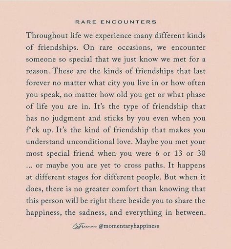 Charlotte Freeman on Instagram: ""Rare Encounters" Print 🤍 Tag who you think of when you read this. Connections like this make life so much sweeter 🥰 Rare Encounters is back online my friends." Rare Connection Quotes, Charlotte Freeman, Connection Quotes, Rare Quote, Inspirational Humor, Words Of Wisdom Quotes, Soulmate Quotes, Life Changing Quotes, Best Friend Quotes