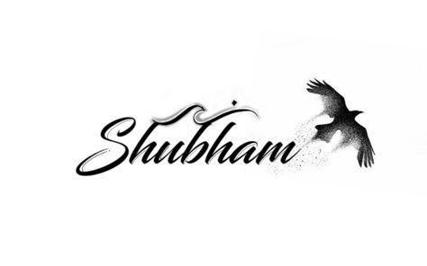 Shubham Name Tattoo, Name Tattoo Ideas Men, Name Tattoos For Men, Rocky Tattoo, Name Tattoos For Girls, Tattoo Elements, Letter Styles Fonts, Names Tattoo, Ornamental Tattoos