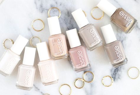 Essie Spin The Bottle, Essie Tuck It In My Tux Nails, Essie Limo Scene, Self Nail, Spin The Bottle, Stylish Nails Designs, Nail Polish Brands, Classic Nails, White Nail Polish