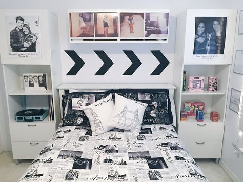 I love this so much One Direction Bedroom, One Direction Room, Tumblr Rooms, Room Goals, Cute Room Ideas, Aesthetic Rooms, Room Ideas Bedroom, Dream Rooms, Aesthetic Bedroom