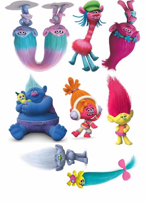 Trolls Characters, Cake Topper Printable, Photo Cake Topper, Photo Cake, Little Princess, Cake Topper, Cake, Fictional Characters, Art