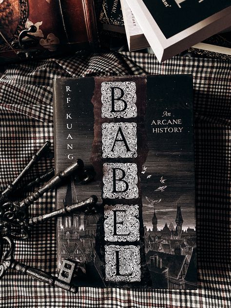 Babel By R F Kuang, Babel Aesthetic Book, Babel Book Aesthetic, Babel R F Kuang, Babel Aesthetic, R F Kuang, Reading Aesthetics, Insta Board, Dark Academy