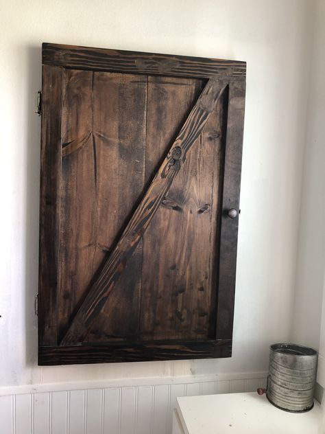 Doors To Cover Electric Panel, Diy Panel Box Cover, Barn Door Over Electrical Panel, Cover Up Breaker Box Ideas, Door To Cover Electrical Panel, Covers For Electrical Panels, Fuse Panel Cover Ideas, Cover For Electrical Panel Ideas, Electric Panel Cover Up Ideas