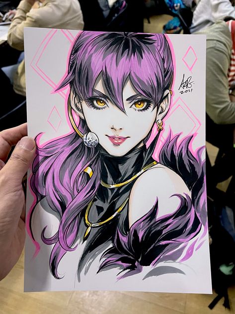 Artgerm Art, Portrait Art Inspiration, Kda Evelynn, Stanley Lau, Stanley Artgerm, 2b Nier Autómata, Anime Portrait, Vampire Diaries Poster, Copic Sketch