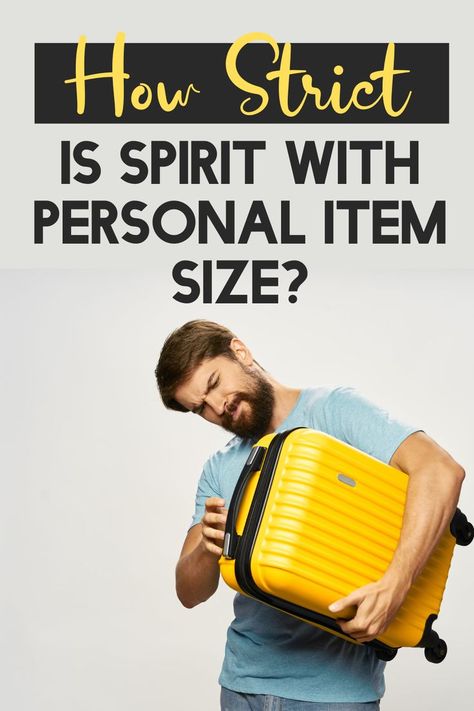 How Strict Is Spirit Personal Item Size? Spirit Airlines Personal Item Bags, Spirit Airlines Personal Item, Small Suitcases, Spirit Bags, Beach Vacation Packing, Best Carry On Bag, Carryon Bag, Spirit Airlines, Rolling Bag