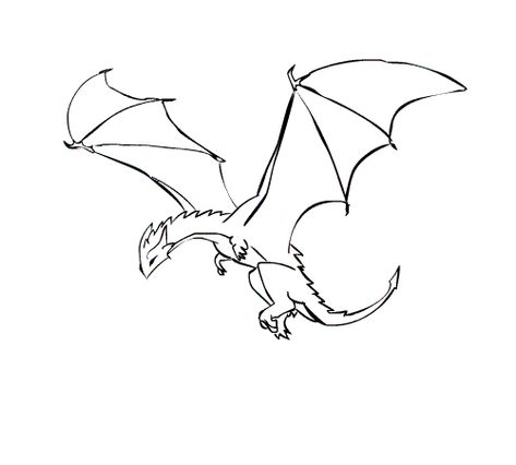 Dragon Flying, Sketch Simple, Fly Drawing, Tiny Dragon, Dragon Flies, Pet Tips, Dragon Sketch, Creatures Art, Stitch Flowers