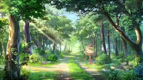 Anime Houses, Nature Desktop, Forest Drawing, Anime Places, Blue Moon Photography, Episode Backgrounds, Digital Painting Techniques, Fantasy Background, Forest Background