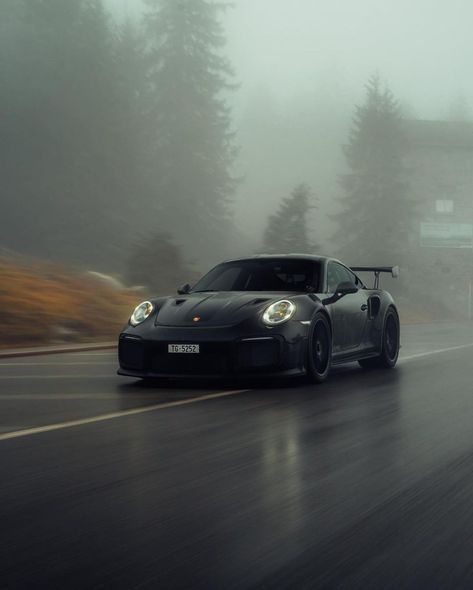 Blacked out Porsche GT2 RS. ♠️ Dark enough or Not ? 💸 Automotive merch now available! 🔥 Link in my bio. A Huge thanks to @blekoshots for… Gt2 Rs, A Black, Porsche, Sports Car, Road, Cars, Sports, Black, Instagram