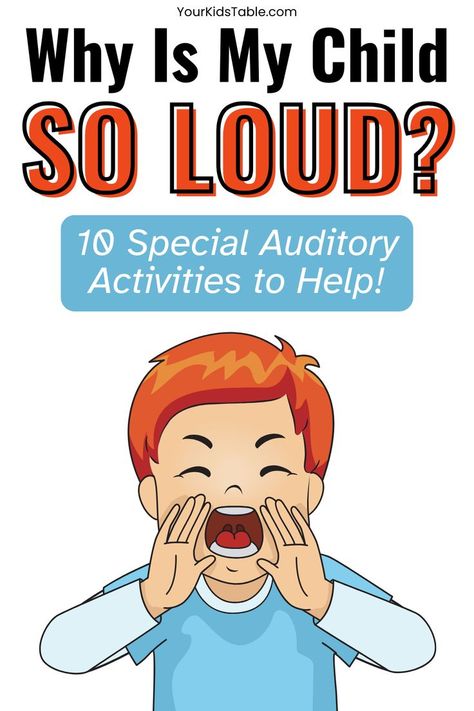 Auditory sensory activities are perfect for helping kids overcome auditory processing disorders, auditory seeking and auditory sensitivities. Try these 10 activities to help with auditory sensory processing. Sensory Seeker Behavior, Deep Pressure Activities For Kids, Auditory Stimming, Auditory Processing Activities, Sensory Integration Activities, Sensory Activities For Kids, Ocd In Children, Sensory Classroom, Sensory Activities For Preschoolers