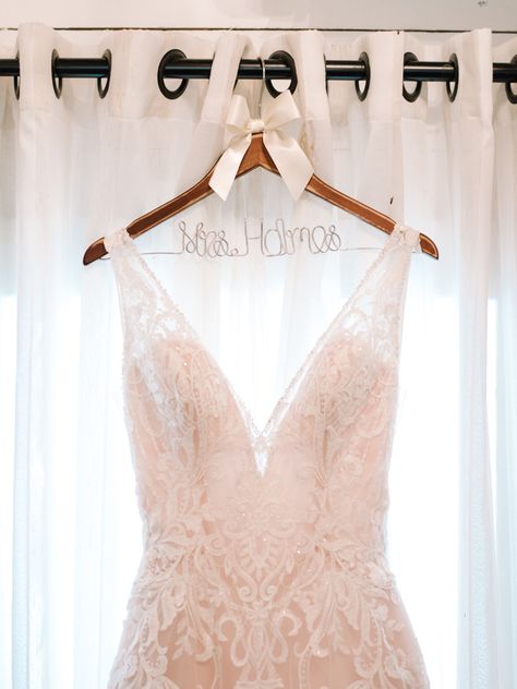 Detail Pictures For Wedding, Hanging Wedding Dress Pictures, Wedding Dress On Hanger Photography, Hanging Wedding Dress Photography, Wedding Dress Hanging Pictures, Wedding Dress Hanger Picture, Wedding Dress Pictures Hanging, Traditional Southern Wedding, Hanging Wedding Dress