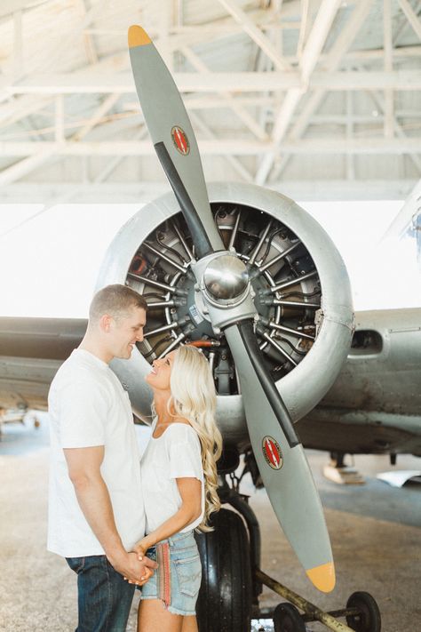 Pilot Wedding, Airplane Wedding, Air Force Wedding, Aviation Wedding, Airplane Hangar, Plane Photos, Military Couples, Military Wedding, And So It Begins