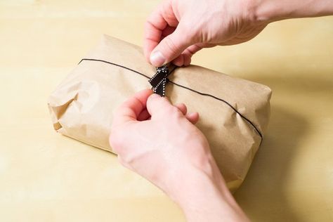 How to Wrap Up Banana Bread for Gifts | eHow How To Wrap Banana Bread, How To Wrap Banana Bread As A Gift, Wrapping Bread In Parchment Paper, Bread For Gifts, Banana Bread Packaging, Loaf Packaging, Cake Wrapping Ideas, Bread For Stuffing, Food Gifts Wrapping