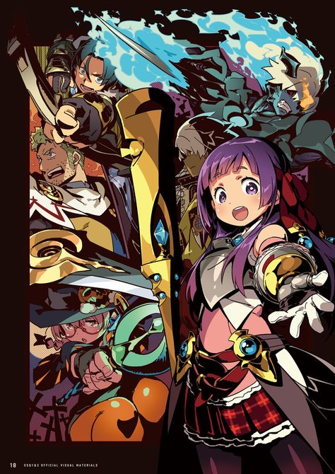 Etrian Odyssey Art, Etrian Odyssey, 7th Dragon, Art Tumblr, 캐릭터 드로잉, Robot Concept Art, Fantasy Rpg, Video Game Art, Cartoon Art Styles