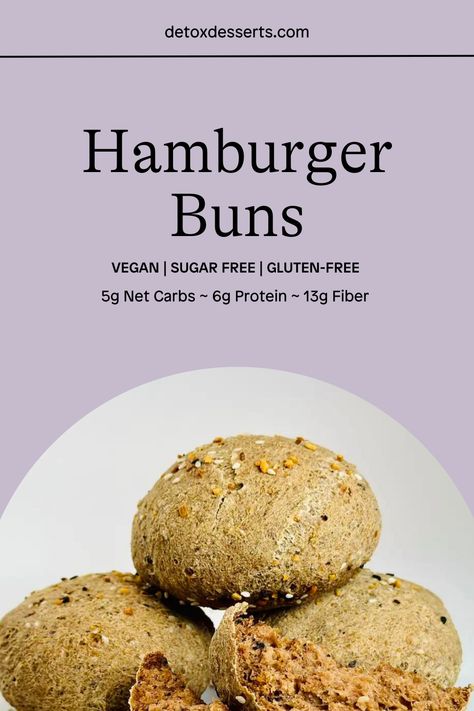 #GlutenFreeBuns #KetoBuns #VeganBaking #SugarFreeBaking #DairyFreeRecipes #HealthyHamburgerBuns #LowCarbBuns #HealthyBread #AllergyFriendly #GuiltFreeIndulgence #HamburgerBuns #GlutenFreeBread  Gluten-Free, Keto-Friendly, Vegan, Sugar-Free, Dairy-Free, Healthy Hamburger Buns, Low Carb Baking, Almond Flour, Coconut Flour, Psyllium Husk, Egg Substitute, Yeast-Free, Nut-Free Option, Homemade Bread, Low Carb Recipes Hamburger Rolls Recipe, Gluten Free Hamburger Buns, Traditional Bread Recipe, Gluten Free Hamburger, Healthy Hamburger, Hamburger Rolls, Gluten Free Burger, Keto Buns, Egg Substitute