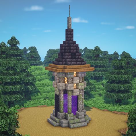 minecraft nether portal design Nether Portal House Minecraft, Cool Portals In Minecraft, Minecraft Alter Ideas, Portal Building Minecraft, Medieval Portal Minecraft, Aesthetic Minecraft Portal, Minecraft Never Portal Ideas, Ruined Nether Portal Design, Nether Portal Aesthetic