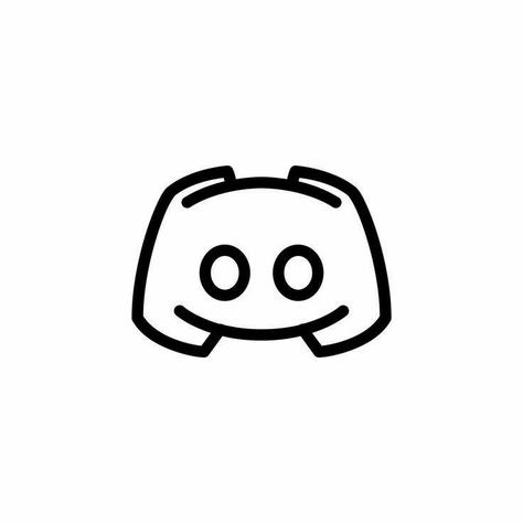 Black And White Discord Logo, Discord Black And White Icon, White App Icons Discord, Discord Black Icon, White Discord Icon, Discord Icon Logo, Phone Icon White, White And Black App Icons, White Icons For Apps