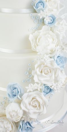 Something blue wedding Sky Blue Wedding, Powder Blue Wedding, Sky Blue Weddings, Wedding Cake Fresh Flowers, Horse Wedding, Rustic Wedding Cake Toppers, Wedding Cakes Blue, Something Blue Wedding, Amazing Wedding Cakes