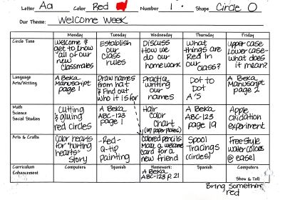 Week 1 Lesson Plan Welcome New Class Sample Lesson Plans Preschool, Welcome Week Preschool, Preschool Weekly Lesson Plans, Daycare Lesson Plans, Tattoos Architecture, Daycare Curriculum, Early Childhood Education Resources, Infant Lesson Plans, Curriculum Lesson Plans