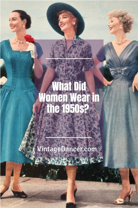 What Did Women Wear in the 1950s? 1950s Fashion Guide Casual 1950s Outfits For Women, 1950 Fashion Women Casual, 1950 Costume Ideas, 50s Fashion For Women 1950s, 1950 Fashion Women Classy, 1950s Aesthetic Fashion, 1950s Fashion Women Casual, 1950 Fashion Women, 1950s Outfit Ideas