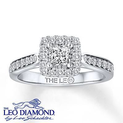 Bling Yellow Gold Moissanite Engagement Ring, Leo Diamond, Sparkling Jewelry, Mens Gemstone Rings, Birthday Suit, Engagement Ideas, Wedding 2015, Don't Settle, White Gold Band