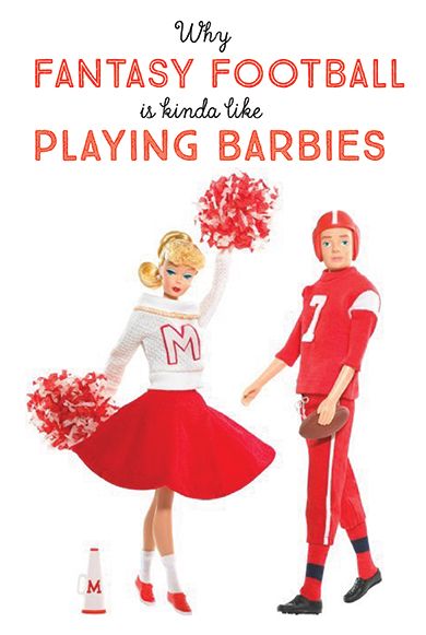 Have you ever wondered what the heck is going on in those elusive "Fantasy Football" leagues? Are there unicorns involved? Wizards? Nope, but it might just remind you of playing with Barbies when you were a kid! Find out why on Chick 101-Football for Girls! You can also learn the rules, positions and more! Fantasy Football Funny Quotes, Playing With Barbies, Fantasy Football Team Names, Fantasy Football Names, Fantasy Football Meme, Fantasy Football Logos, Fantasy Football Humor, Fantasy Football League, Fantasy Football Trophy