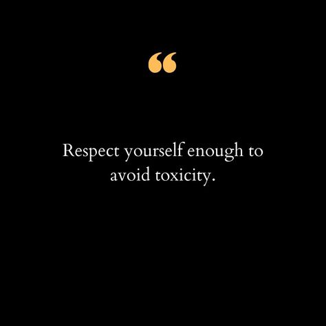 In a world that constantly challenges us, it's essential to prioritize our well-being. Respecting yourself means setting boundaries and avoiding toxic influences that drain your energy and happiness. It’s about recognizing your worth and knowing when to walk away from situations and people that don't add value to your life. Self-respect isn't just about self-love; it's about self-preservation. By avoiding toxicity, you protect your mental and emotional health, allowing yourself to grow, thriv... Love Protects Quotes, Allow Yourself To Be Happy, Quotes About Value, Prioritize Yourself Quotes, Protective Quotes, Quotes About Self Respect, Self Preservation Quotes, Positive Aesthetic Quotes, Respecting Yourself