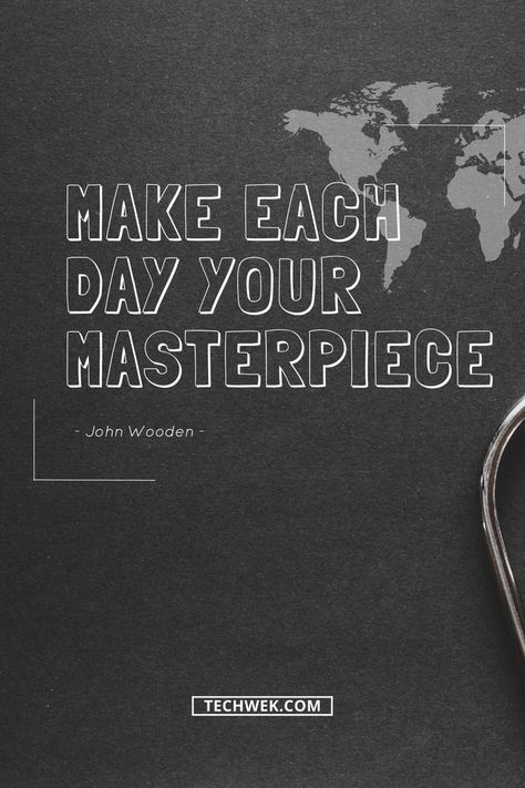 Make each day your masterpiece Masterpiece Quotes, Wonderful Day Quotes, Wonderful Day, Each Day, Inspirational Quotes Motivation, Quote Of The Day, Motivational Quotes, Wonder, Quotes