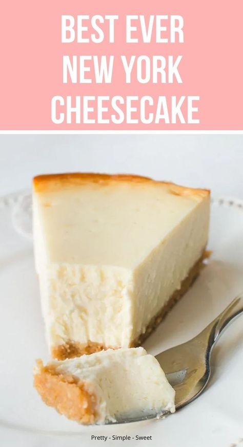 Best New York Cheesecake, Cheesecake Recipes Easy Homemade, Cheesecake Recipes Philadelphia, New York Style Cheesecake, Cheesecake Recipes Classic, Homemade Cheesecake, Baked Cheesecake Recipe, Torte Cupcake, Best Cheesecake